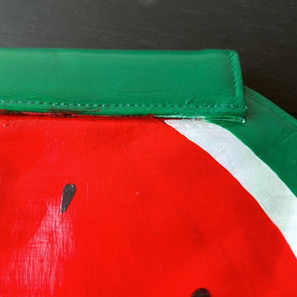 Small hand-painted crossbody bag - Picture 7 of 7